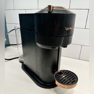 NESPRESSO VERTUO NEXT PREMIUM ROSE GOLD/BLACK ESPRESSO COFFEE MACHINE